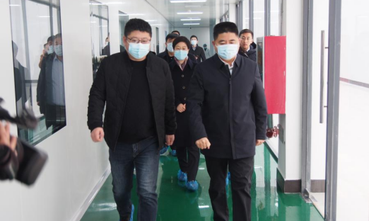 莱西市委书记周科，市长刘瑛一行到山东尊龙凯时控股集团言新医疗工业园考察调研