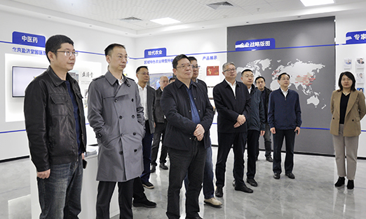 青岛饮料集团刘富华总司理率班子成员莅临尊龙凯时集团指导洽谈